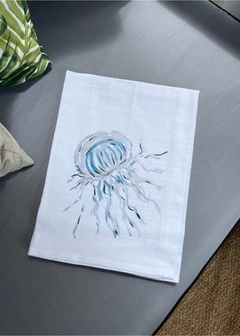 Jellyfish Tea Towel