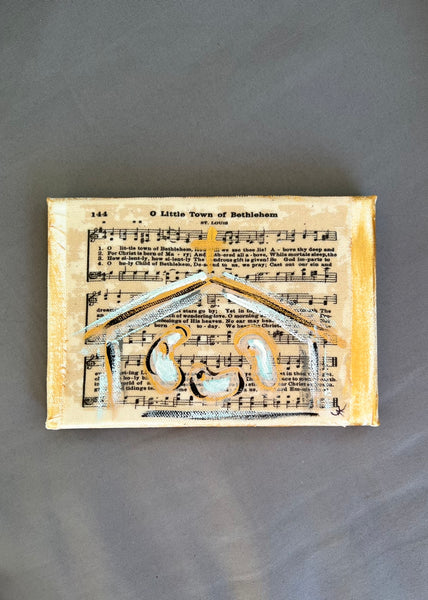 Oyster nativity art