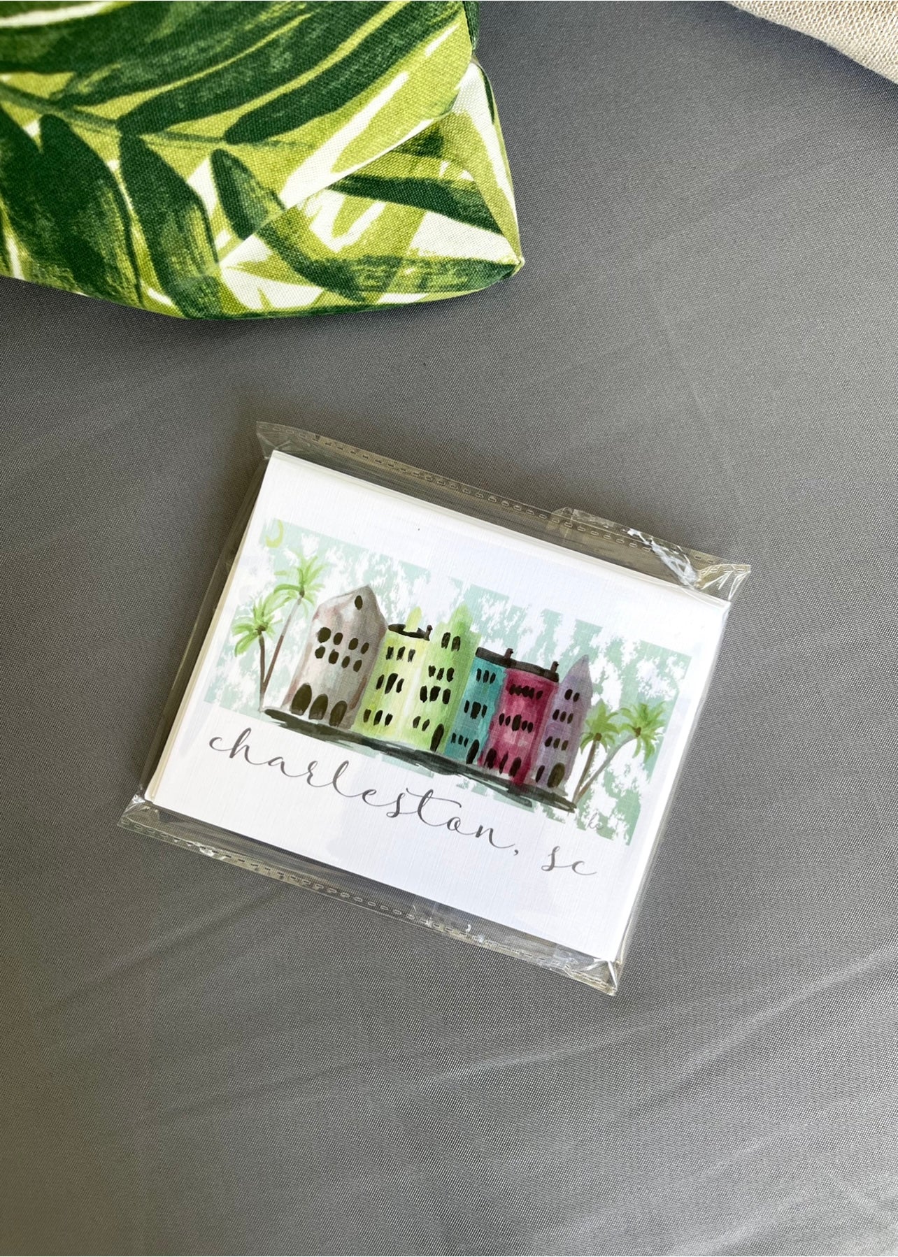 Rainbow Row Note Cards