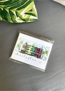 Rainbow Row Note Cards