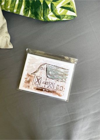 Costal Barn Note Cards