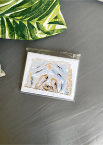 Oyster Nativity Note Cards