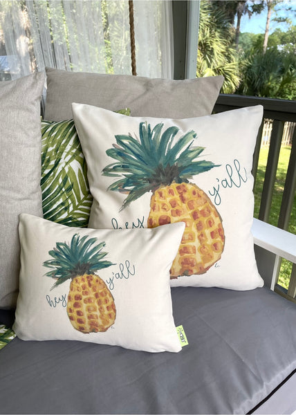 Hey Y'all Pineapple Pillow