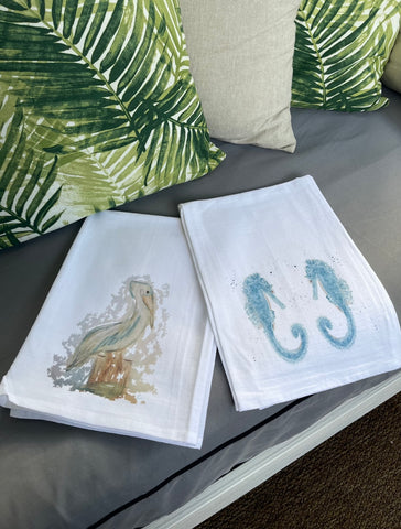 Seahorse Tea Towel