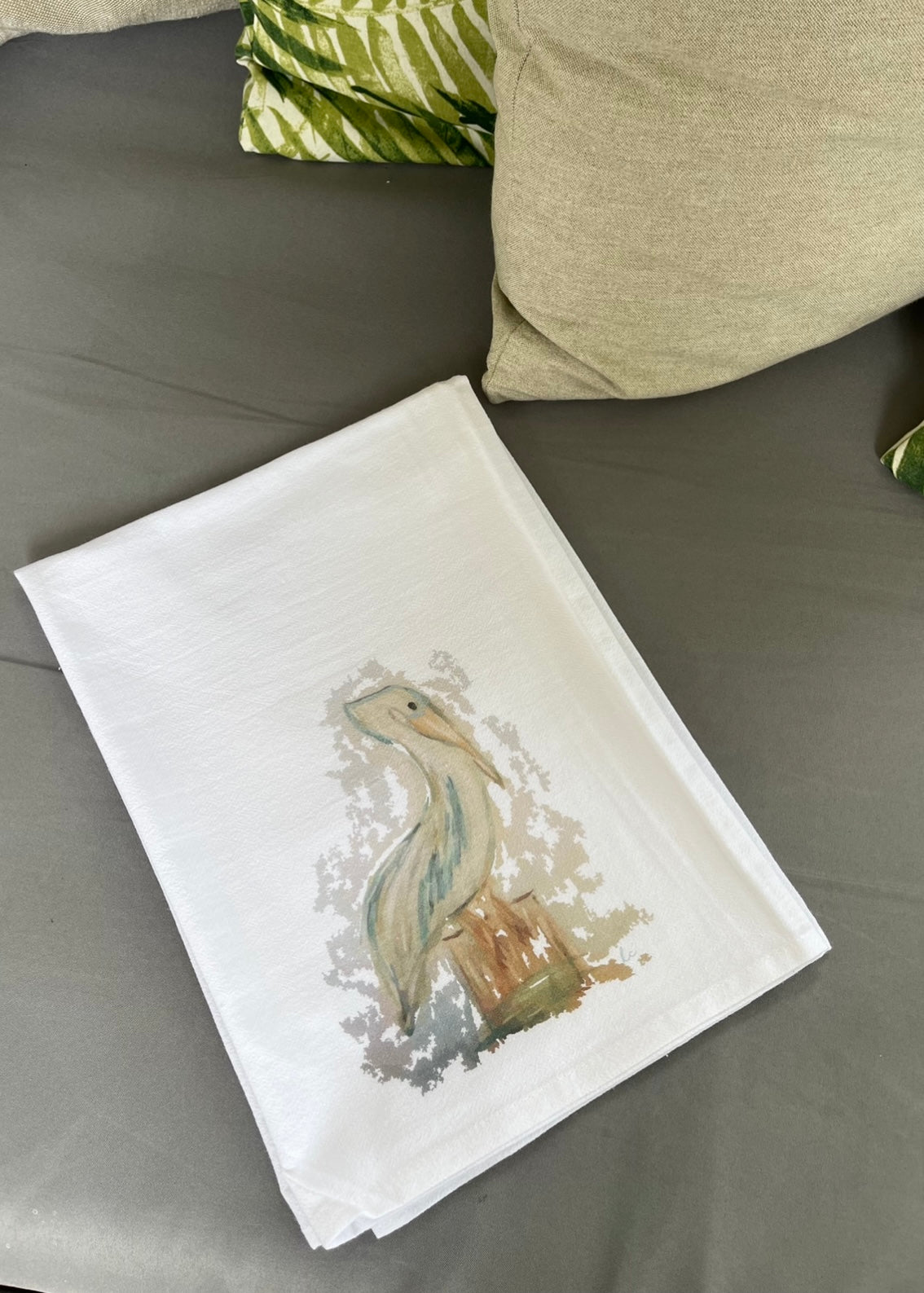 Pelican Tea Towel