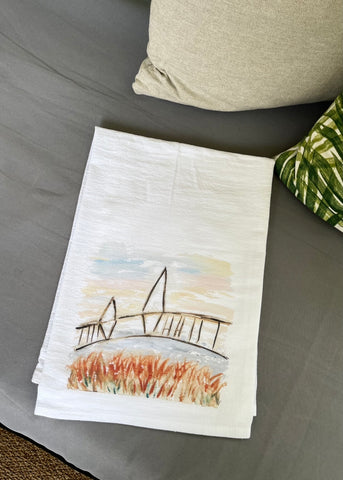 Ravenel Bridge Tea Towel