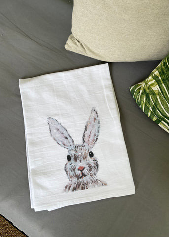 Bunny Tea Towel