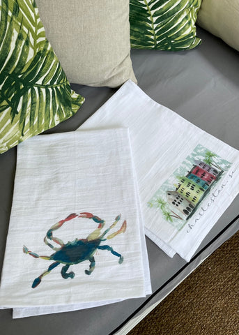 Crab Tea Towel