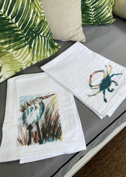 Costal Bird Tea Towel