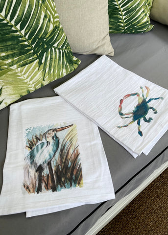 Costal Bird Tea Towel
