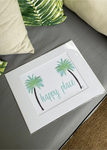 Happy Place Matted Print