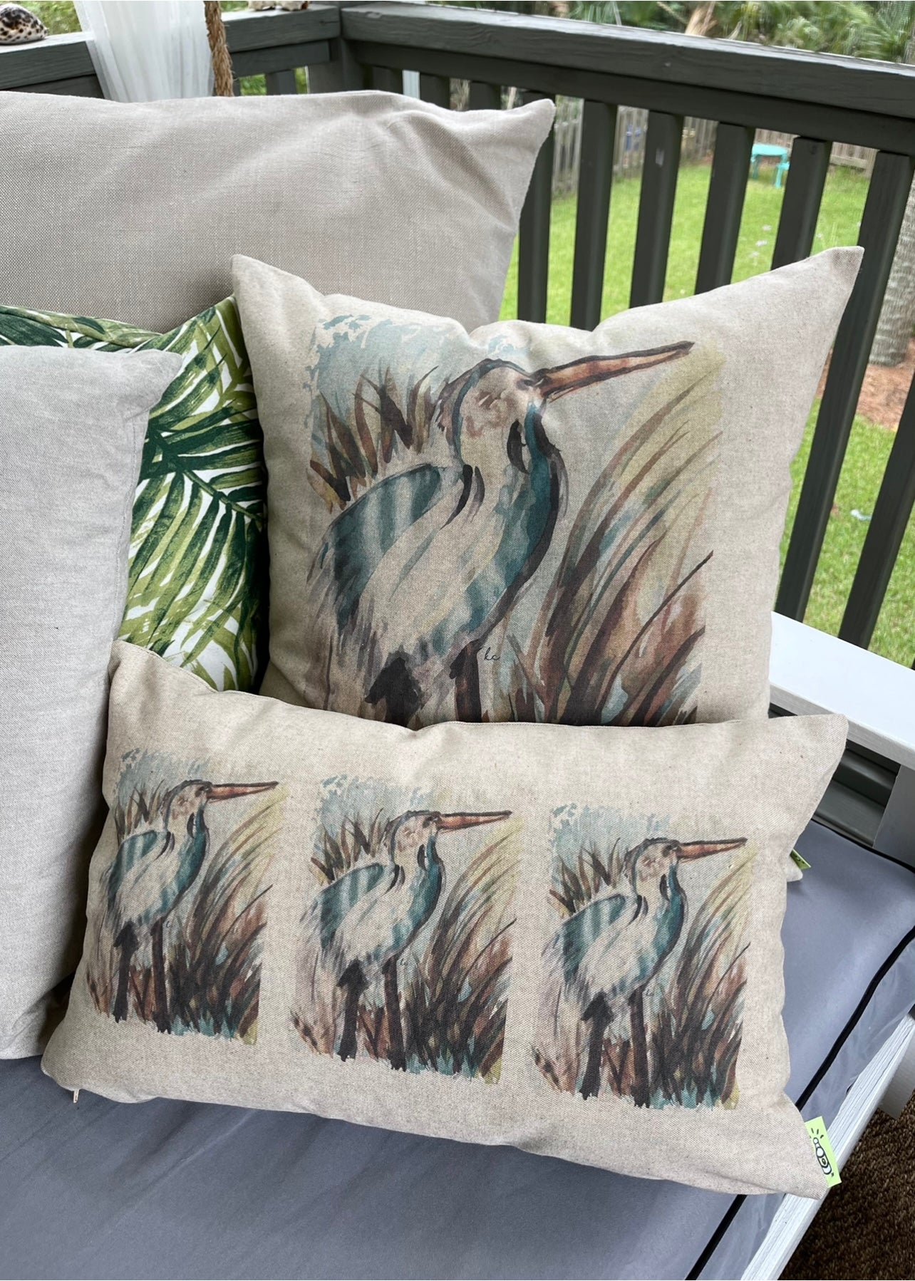 Costal Bird Pillow